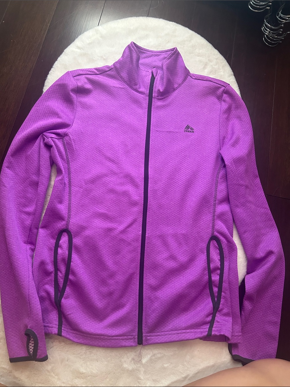 RBX Purple Full-Zip Utility Jacket